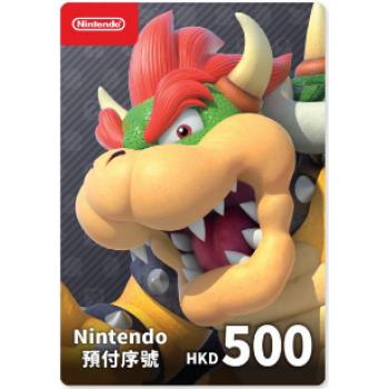 任天堂switch港服NS点卡 500HKD